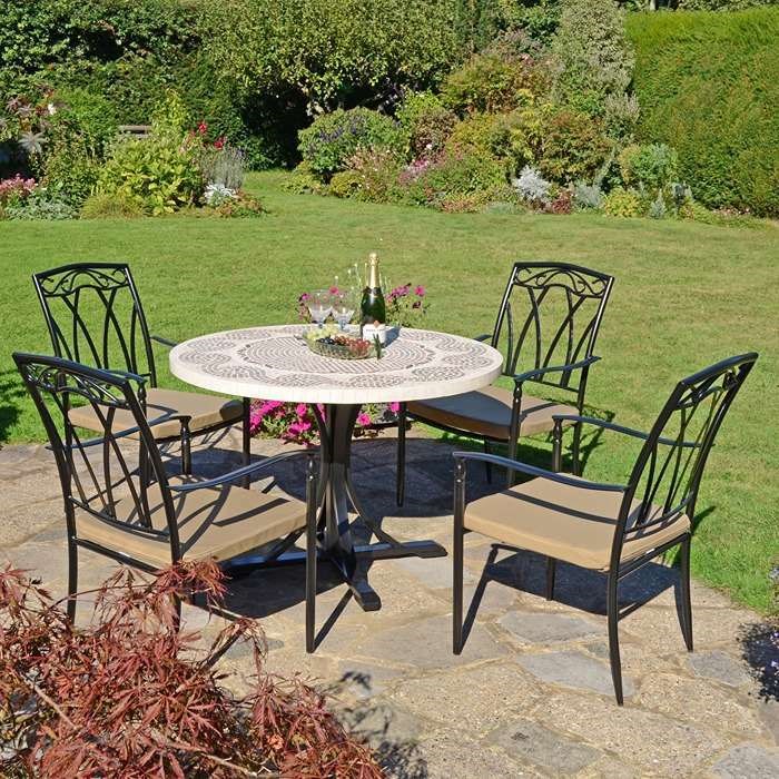 Avignon Dining Table With Ascot Chairs Set