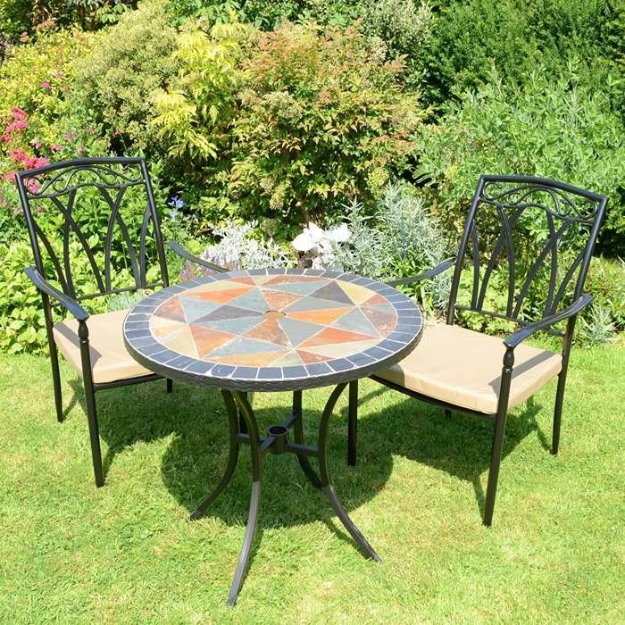Tobarra Patio Table With Ascot Chair Set