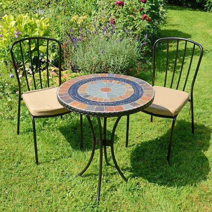 Vilenea Bistro Table With Milan Chair Set