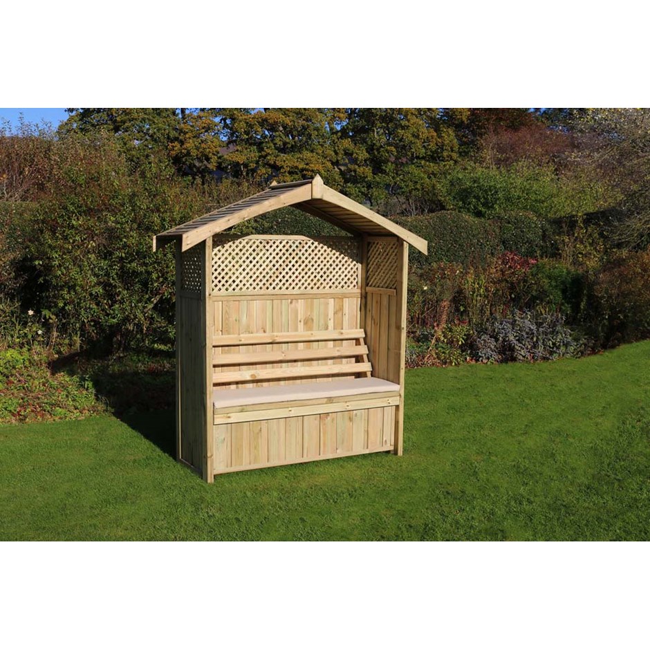 Hampshire Arbour With Storage Box & Pad