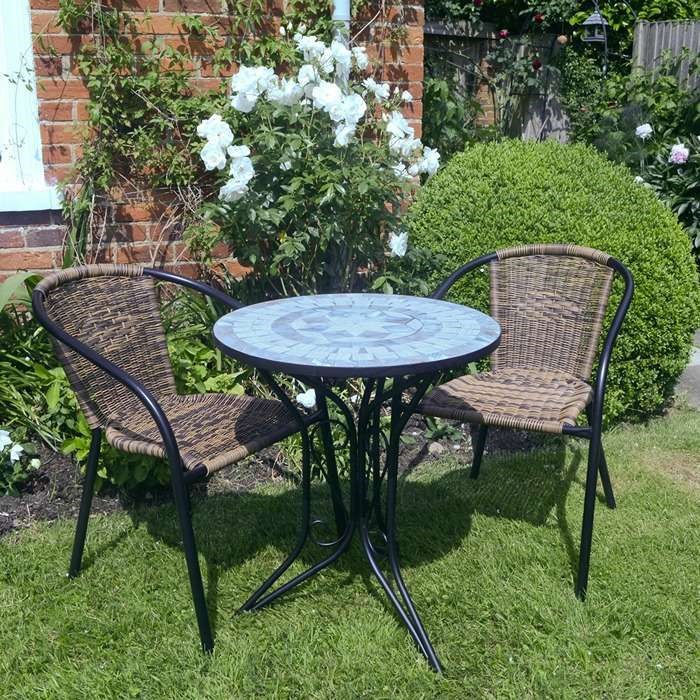 Verde Bistro Table With San Remo Chair Set