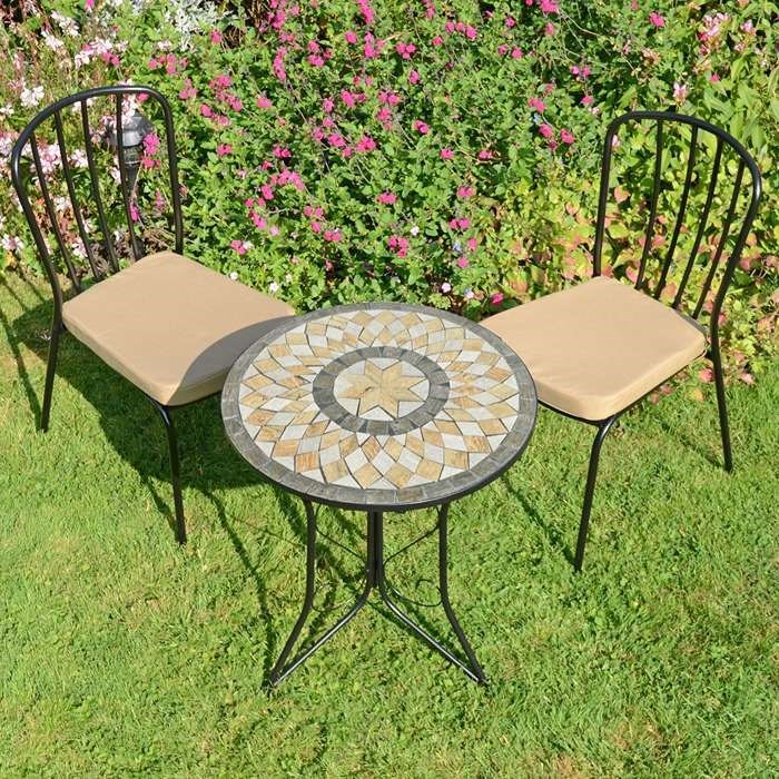 Brava Bistro Table With Milan Chair Set