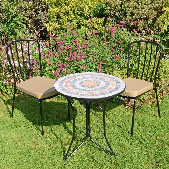 Nova Bistro Table With Milan Chair Set