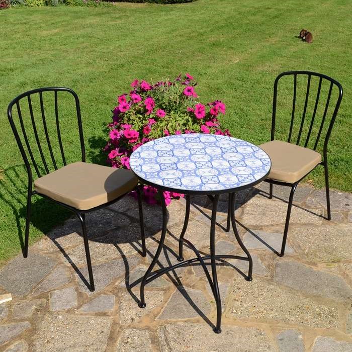 Nassau Bistro Table With Milan Chair Set