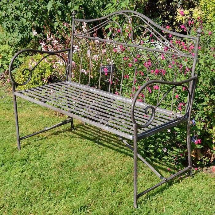 Vancouver Two Seater Metal Bench