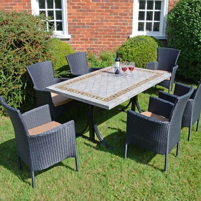 Burlington Dining Tablet With Stockholm Chairs Set