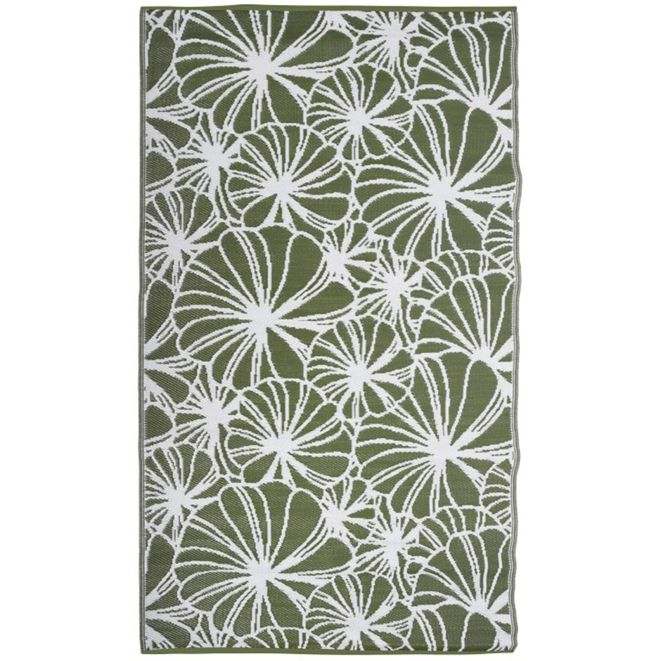 Reversible Floral Garden Carpet L150.3 X D 242.5 X H 0.6 Cm