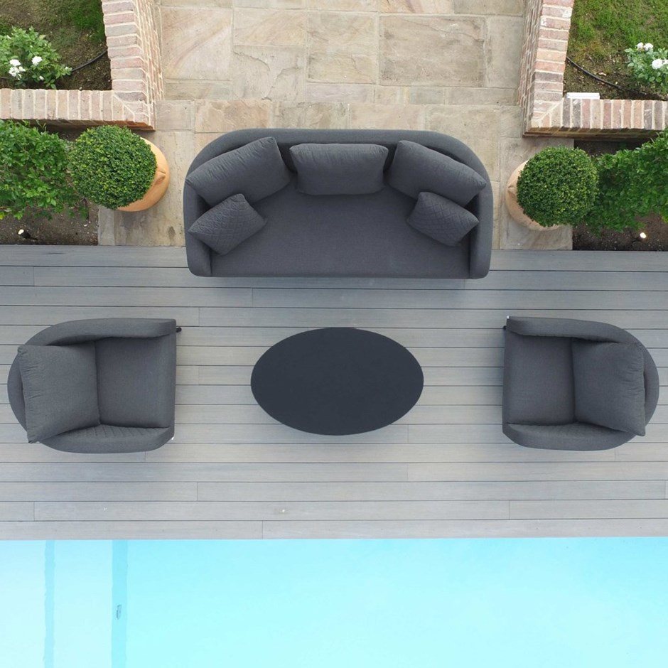 Abition Outoor Fabric Sofa & Chair Set