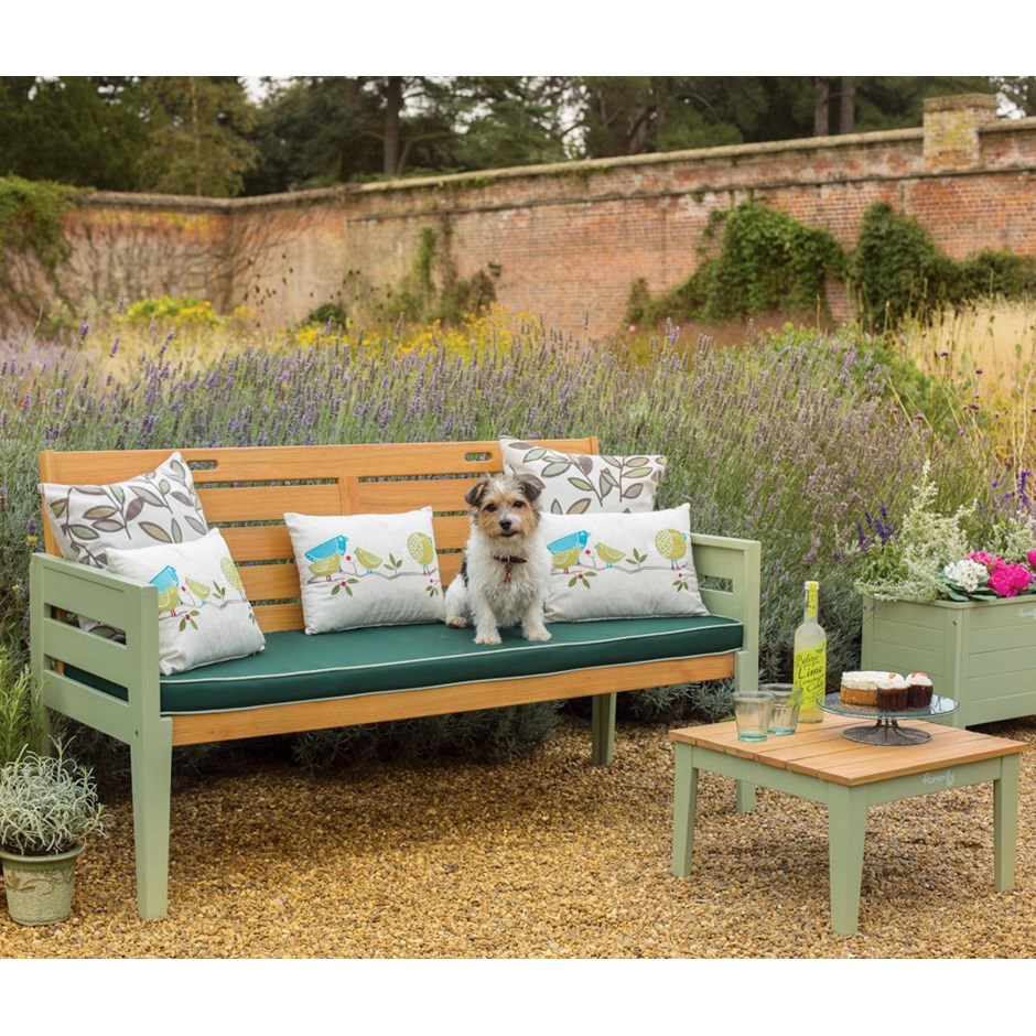 Florenity Verdi Three Seater Wooden Bench