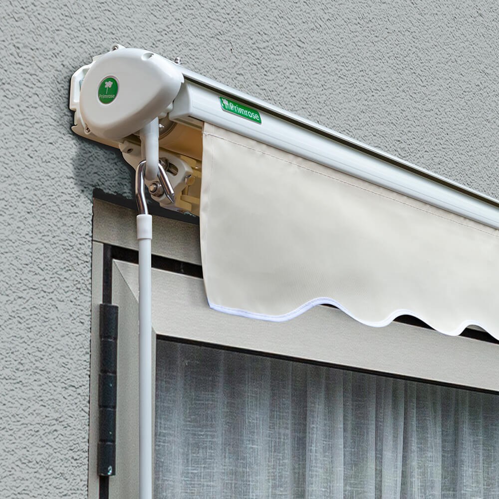 Half Cassette Electric Awning | Ivory