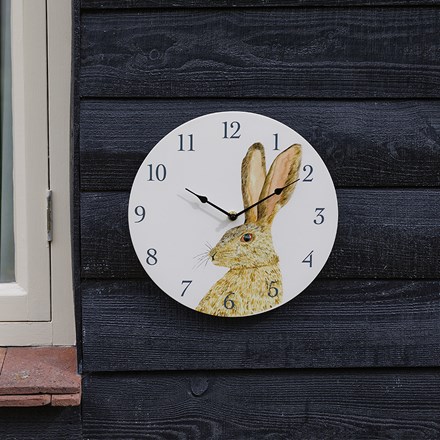 12in Hare Wall Clock by Smart Garden by Smart Garden