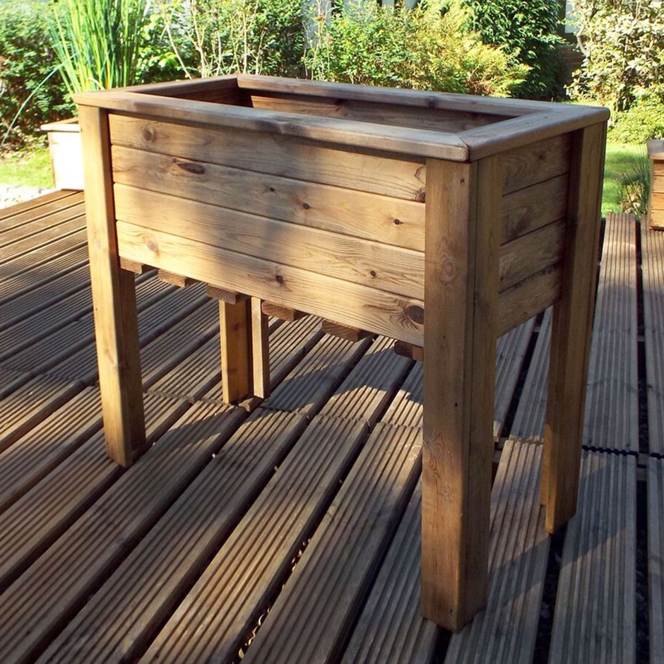 Wiltshire Wooden Raised Trough Planter