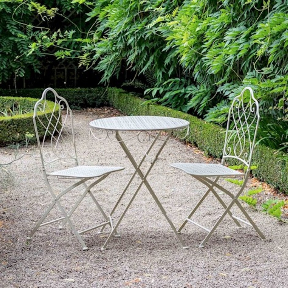 Avalon Tea For Two Bistro Set In Cream