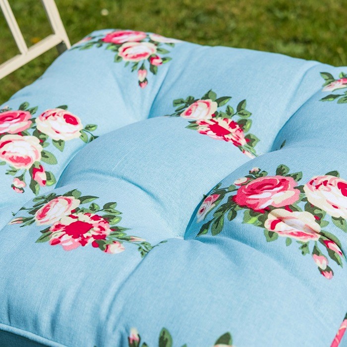 Floral Box Seat Cushions
