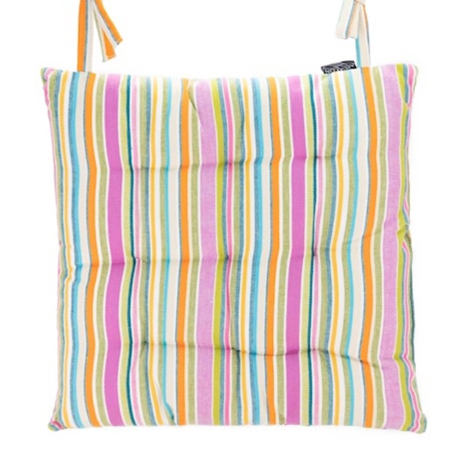 Multi-Striped Seat Cushions