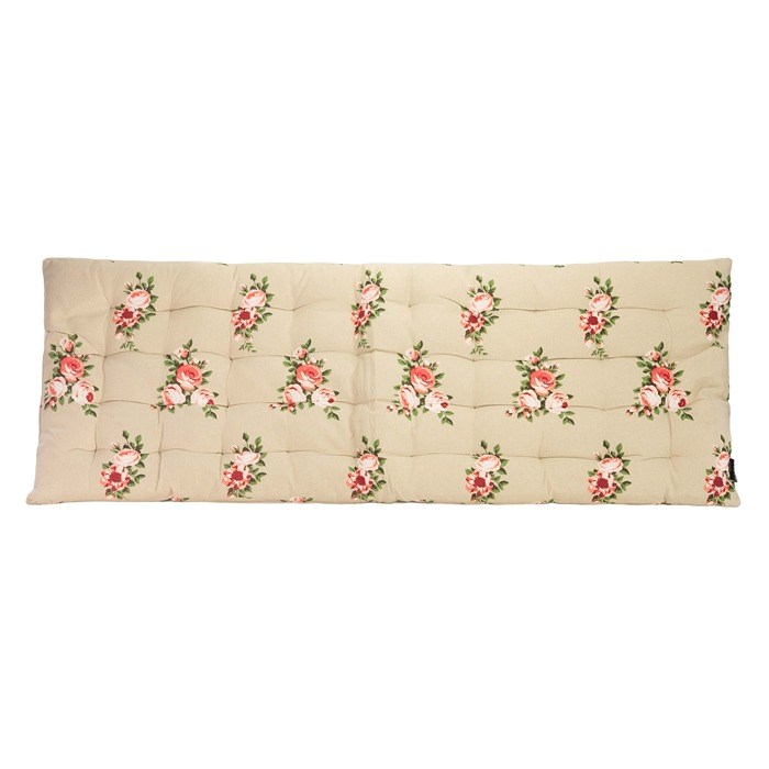 Vintage Rose Bench Cushion