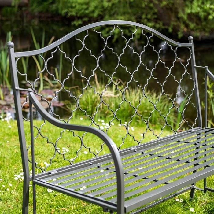 Marrakech Two Seater Metal Bench