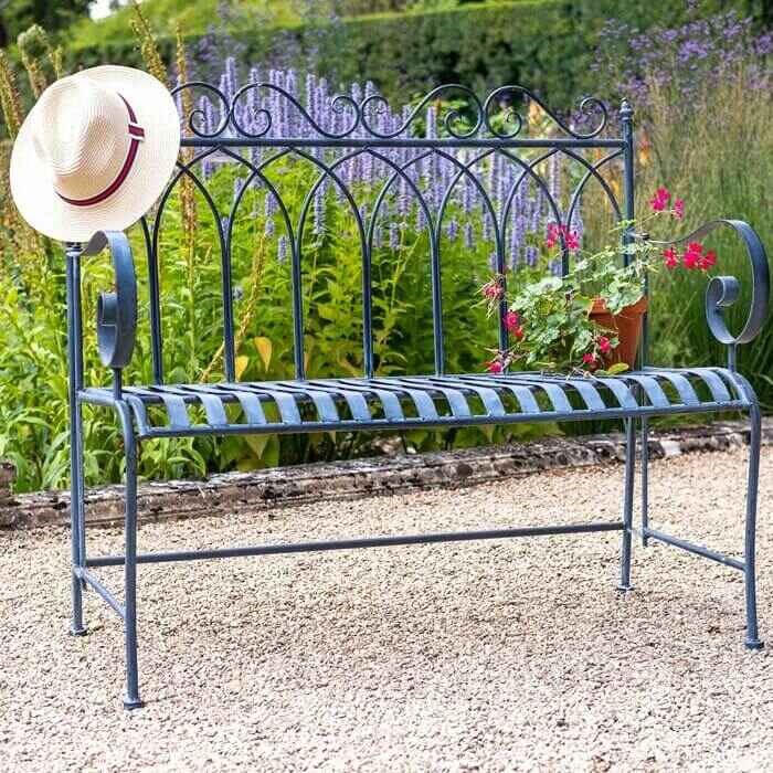 Kings Gothic Two Seater Metal Bench
