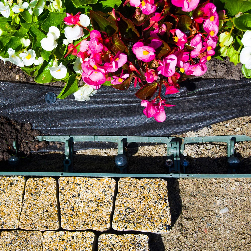 Heavy-Duty Plasgrid Flexible Garden Edging 8cm
