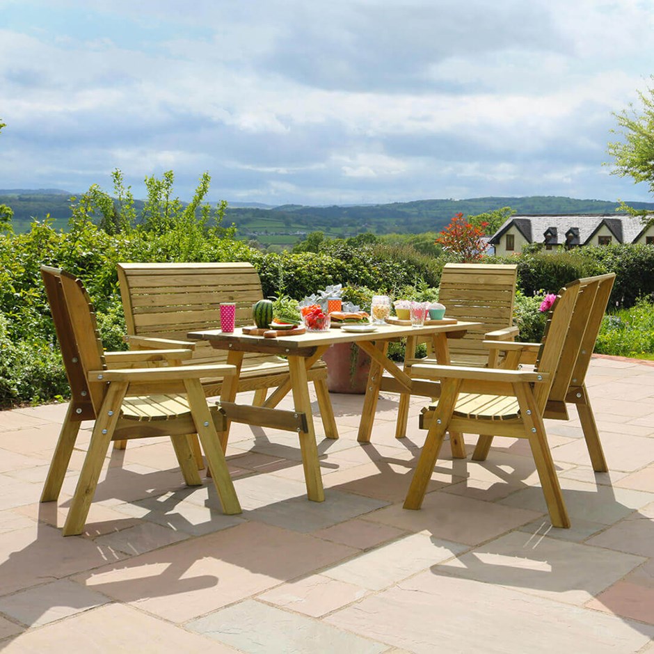 Freya Wooden Dining Set