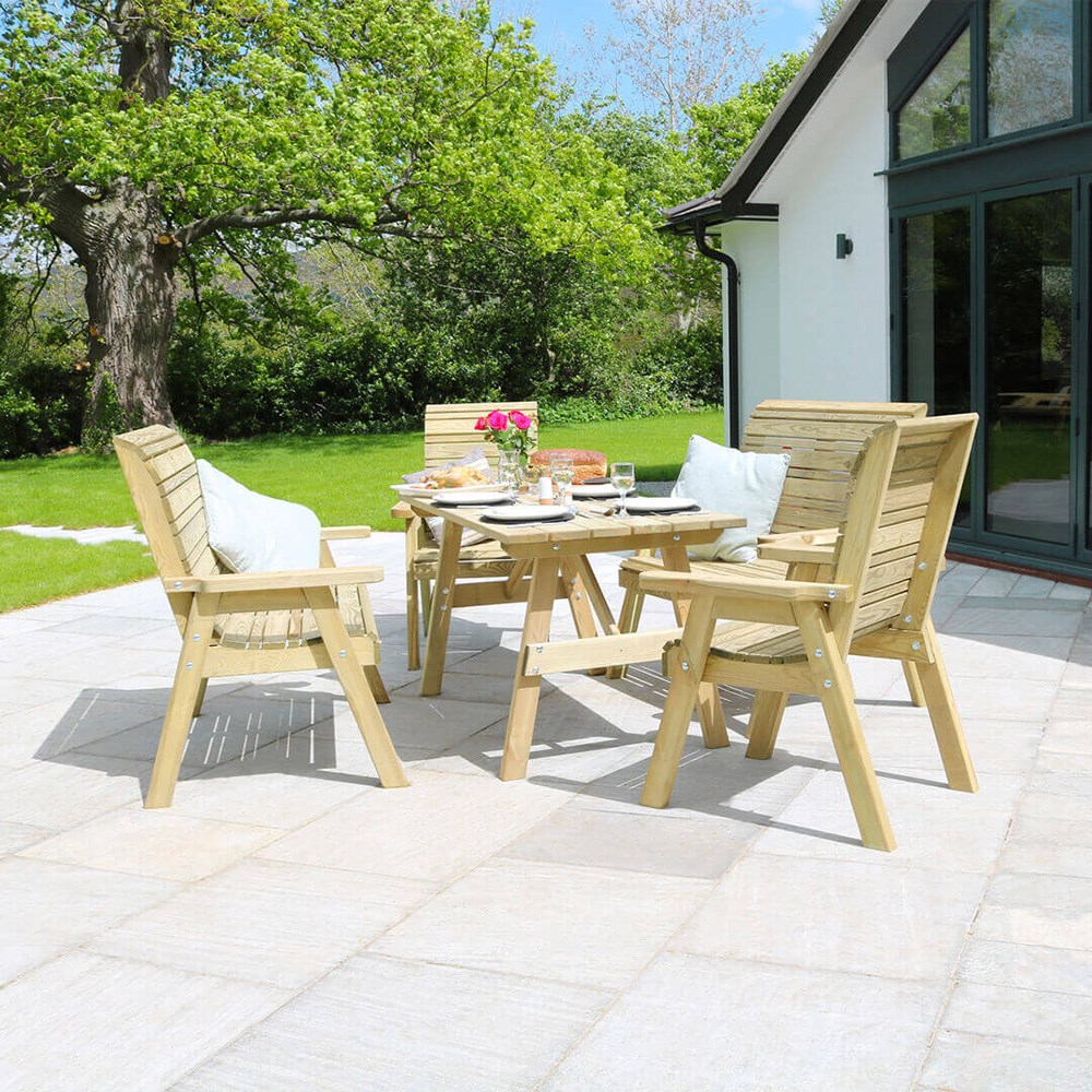 Freya Wooden Dining Set