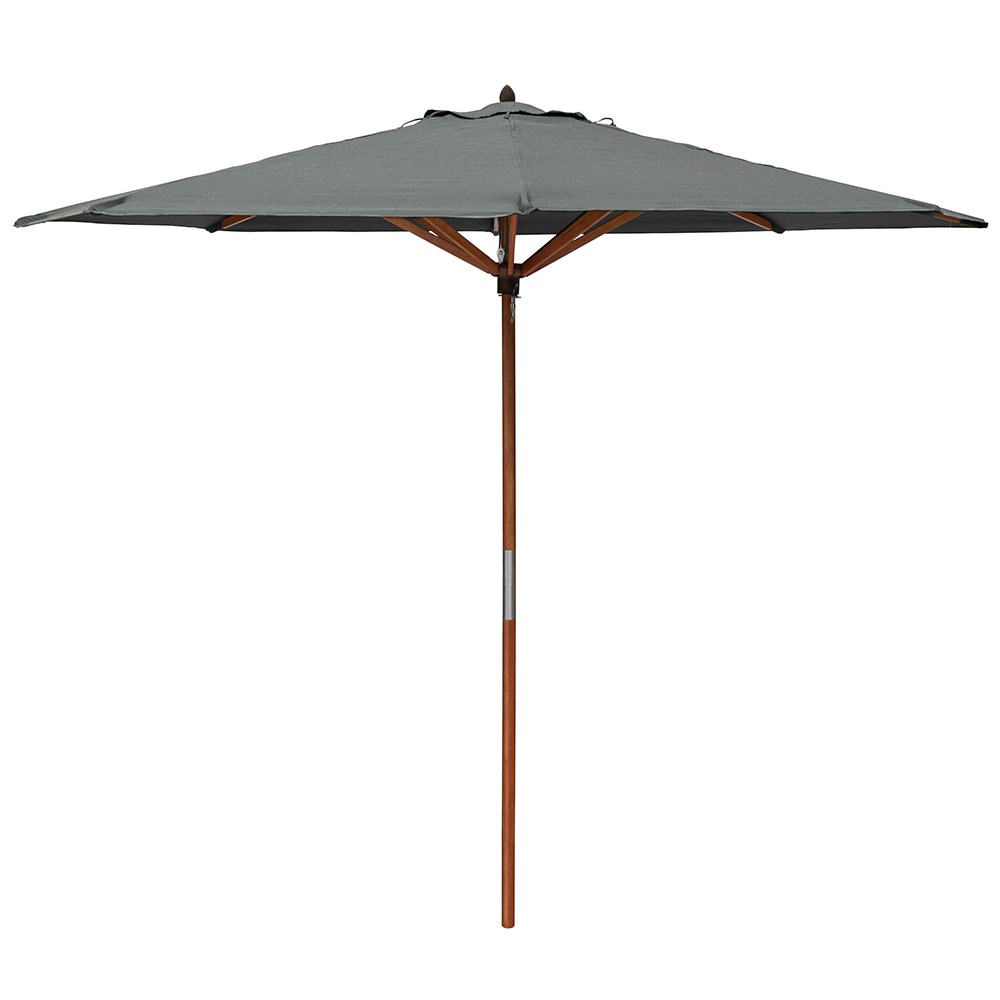 Willington 2.7m Wooden Round Pulley Parasol