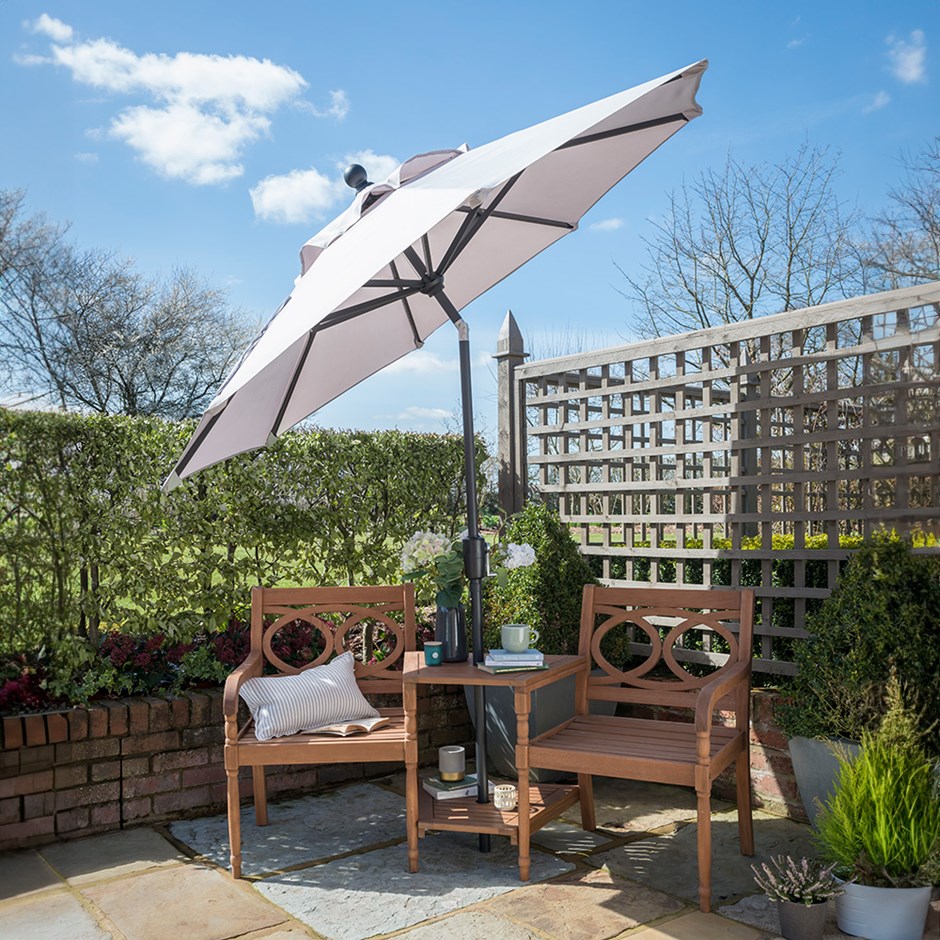 Elizabeth 2.2m Round Crank & Tilt Parasol