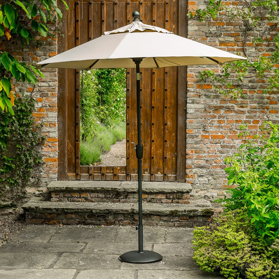Elizabeth 2.7m Round Crank & Tilt Parasol