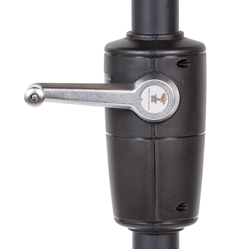 Elizabeth 2.7m Round Crank & Tilt Parasol