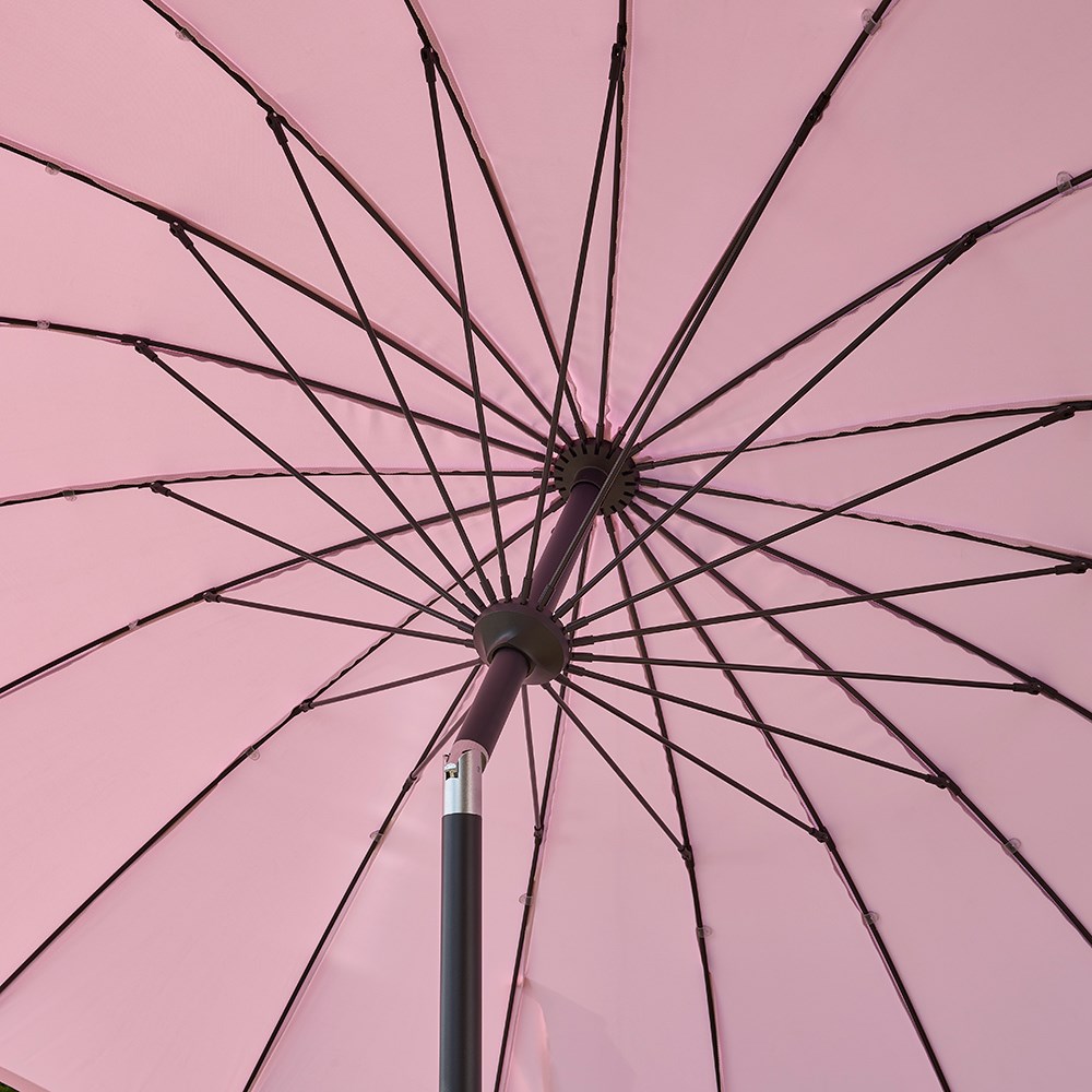 Royce Geisha 2.7m Round Crank & Tilt Parasol With Cover