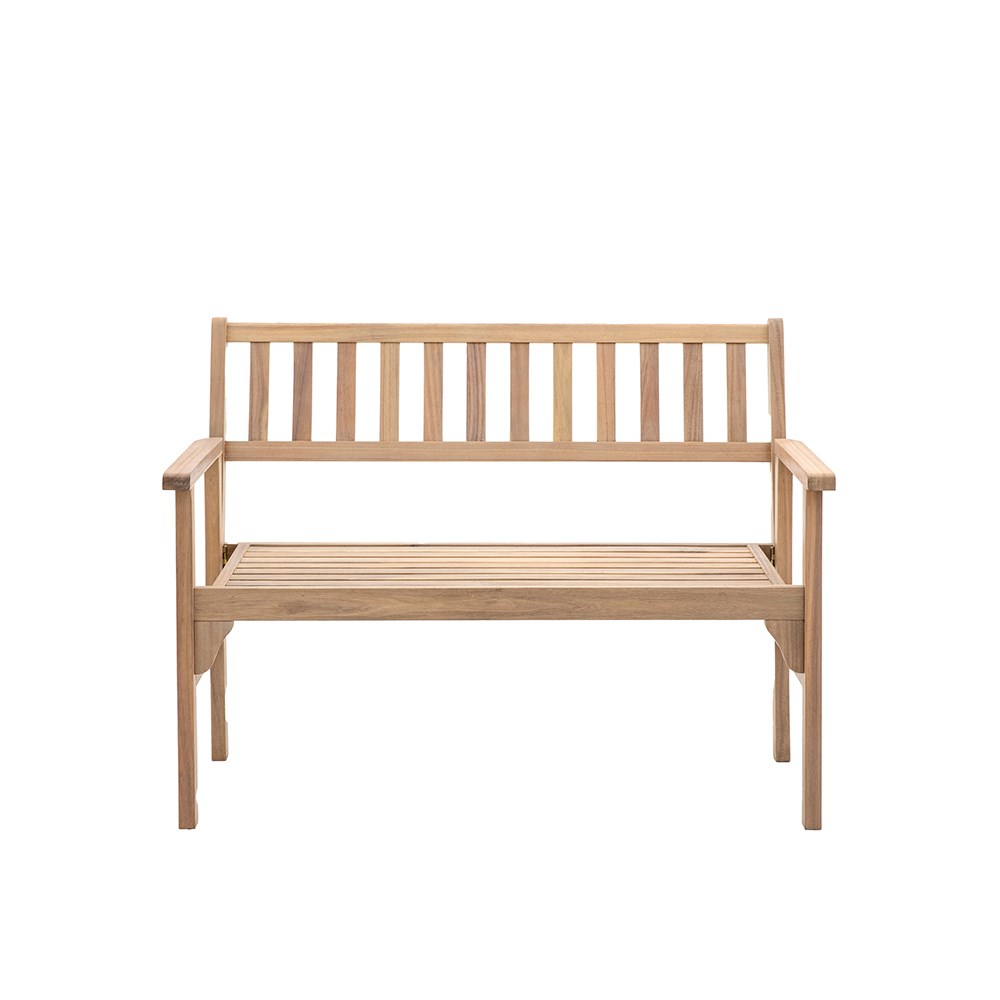 Gerani Two Seater Hardwood Folding Bench