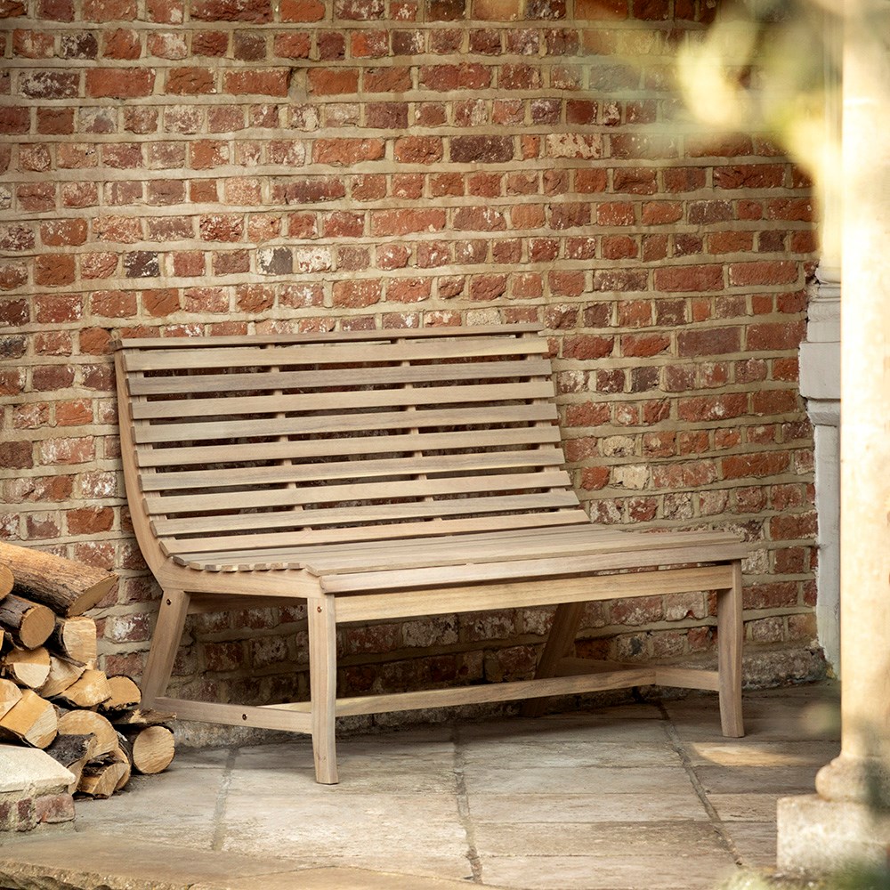 Kalamata Two Seater Hardwood Bench