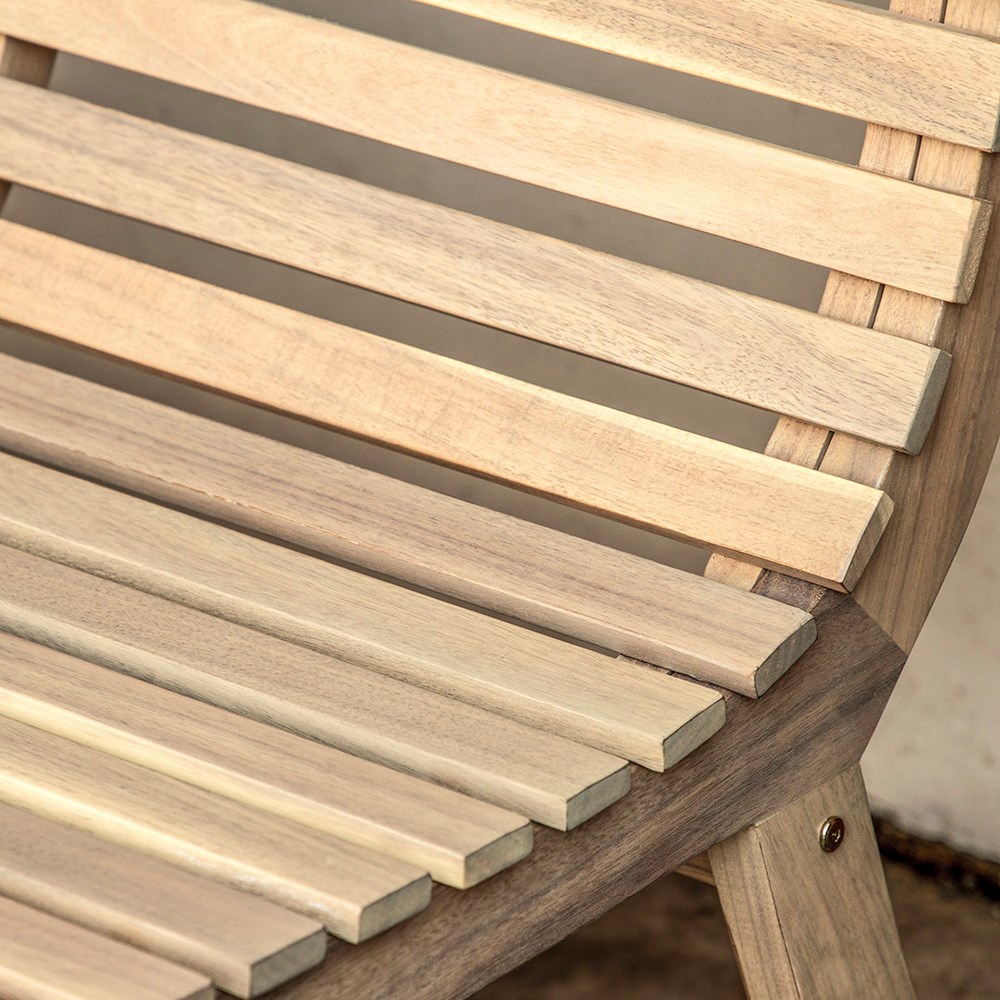 Kalamata Two Seater Hardwood Bench