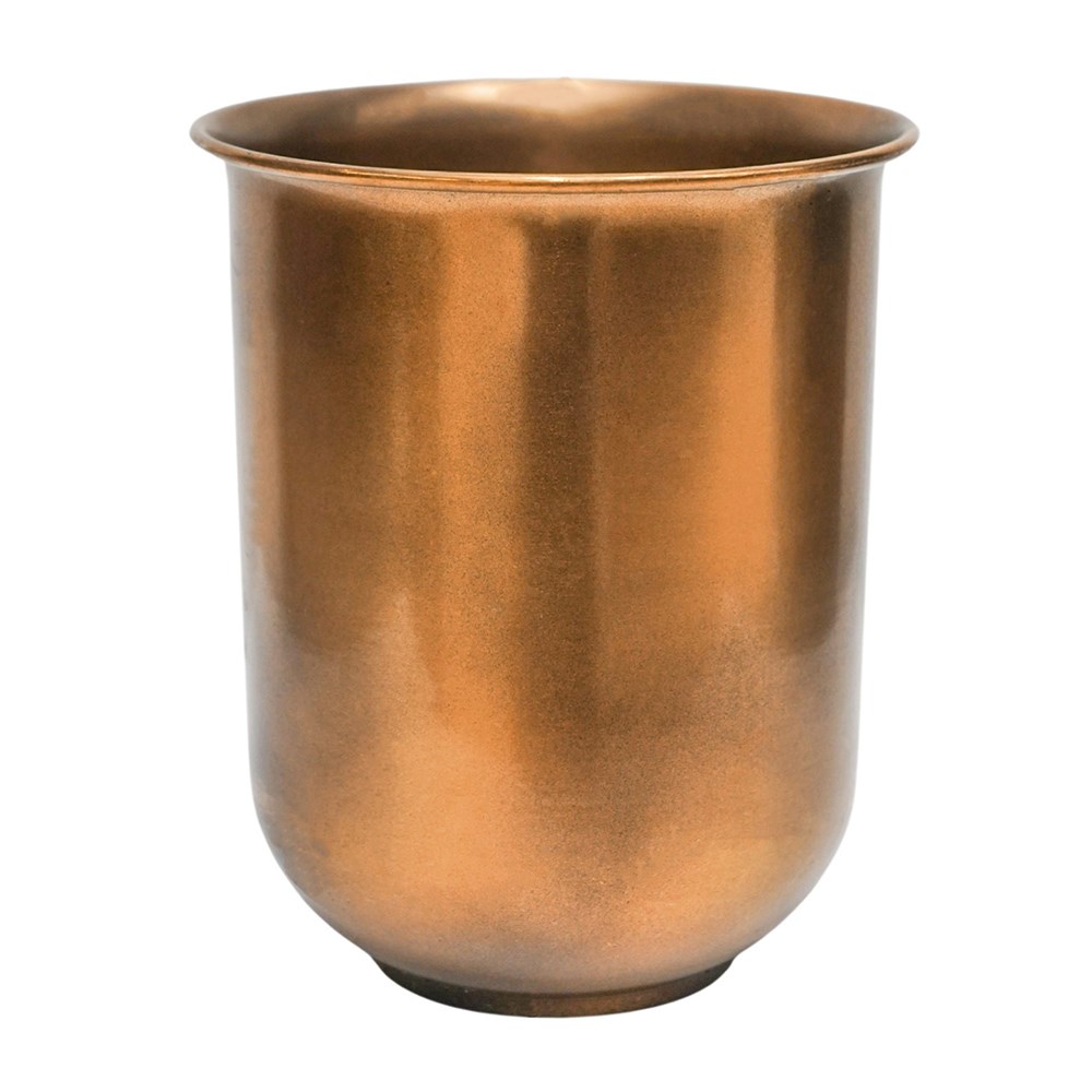 Hampton Copper Round Planter