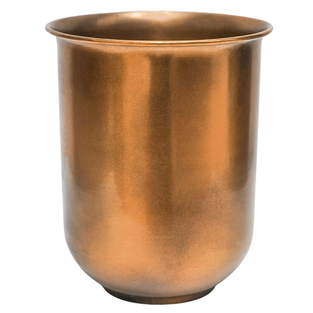 Hampton Copper Round Planter