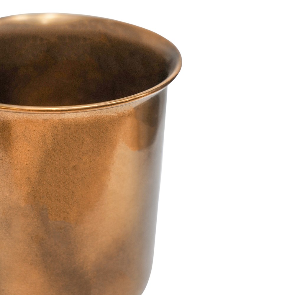 Hampton Copper Round Planter