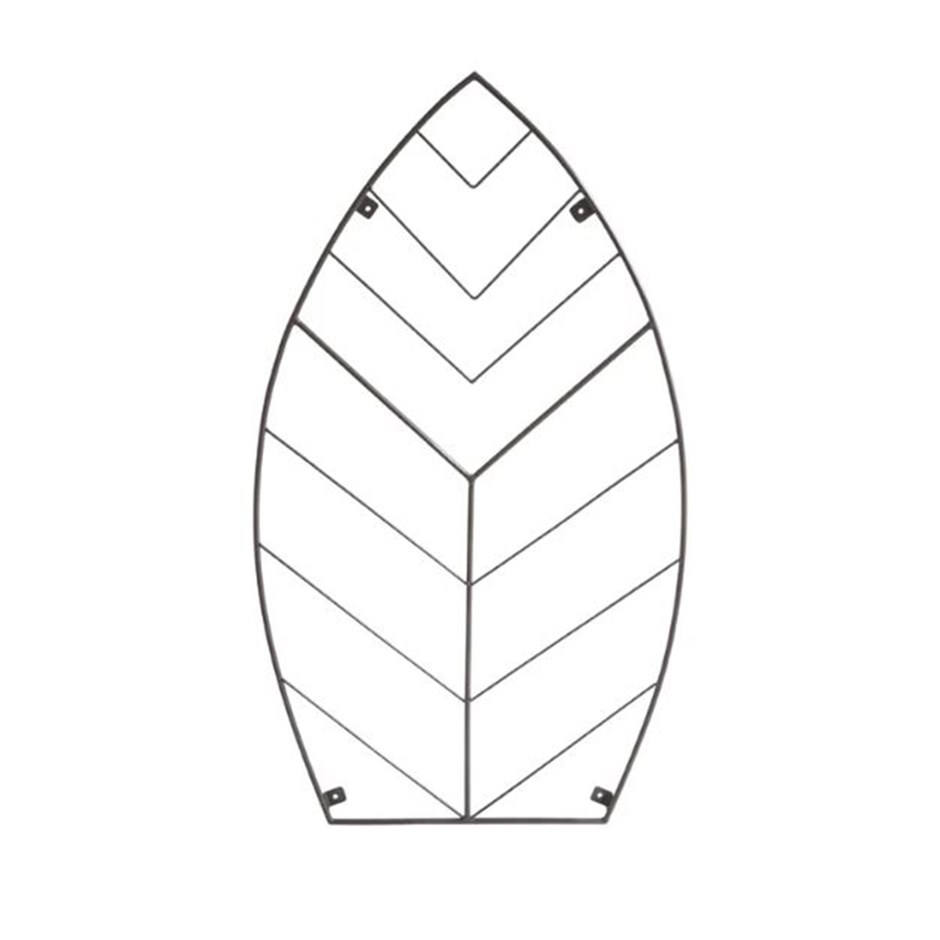 Zinc Effect Leaf Motif Trellis