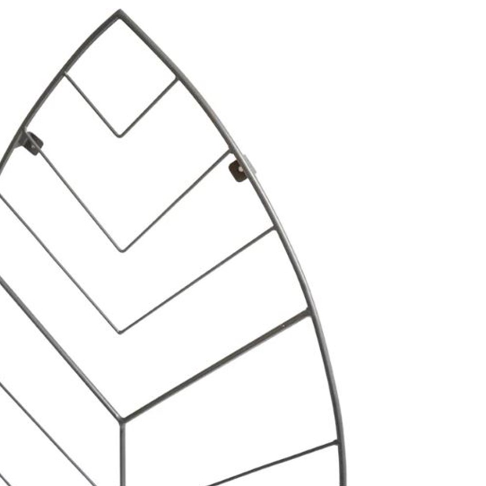 Zinc Effect Leaf Motif Trellis