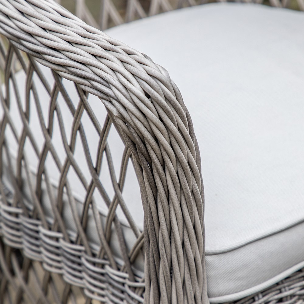 Menton Rattan Armchair Bistro Set