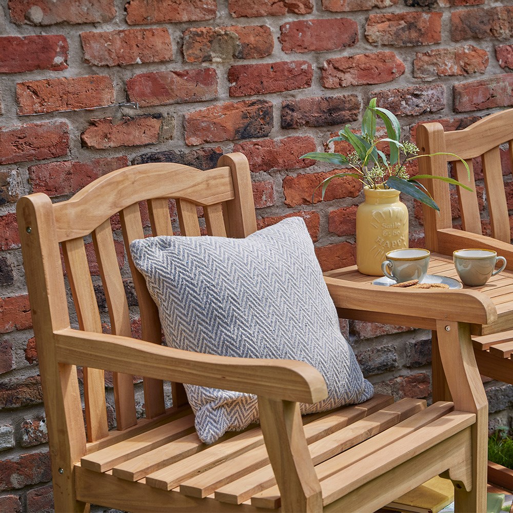 Kingsbury Hardwood Love Seat Companion Set
