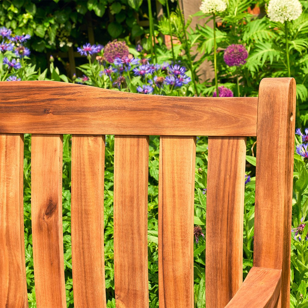 Mayfield Three Seater Hardwood Garden Bench