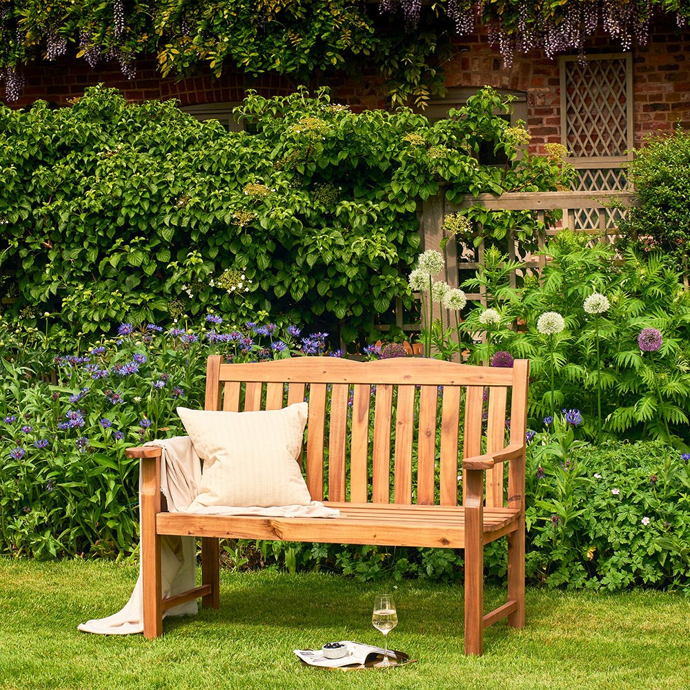 Mayfield Two Seater Hardwood Garden Bench