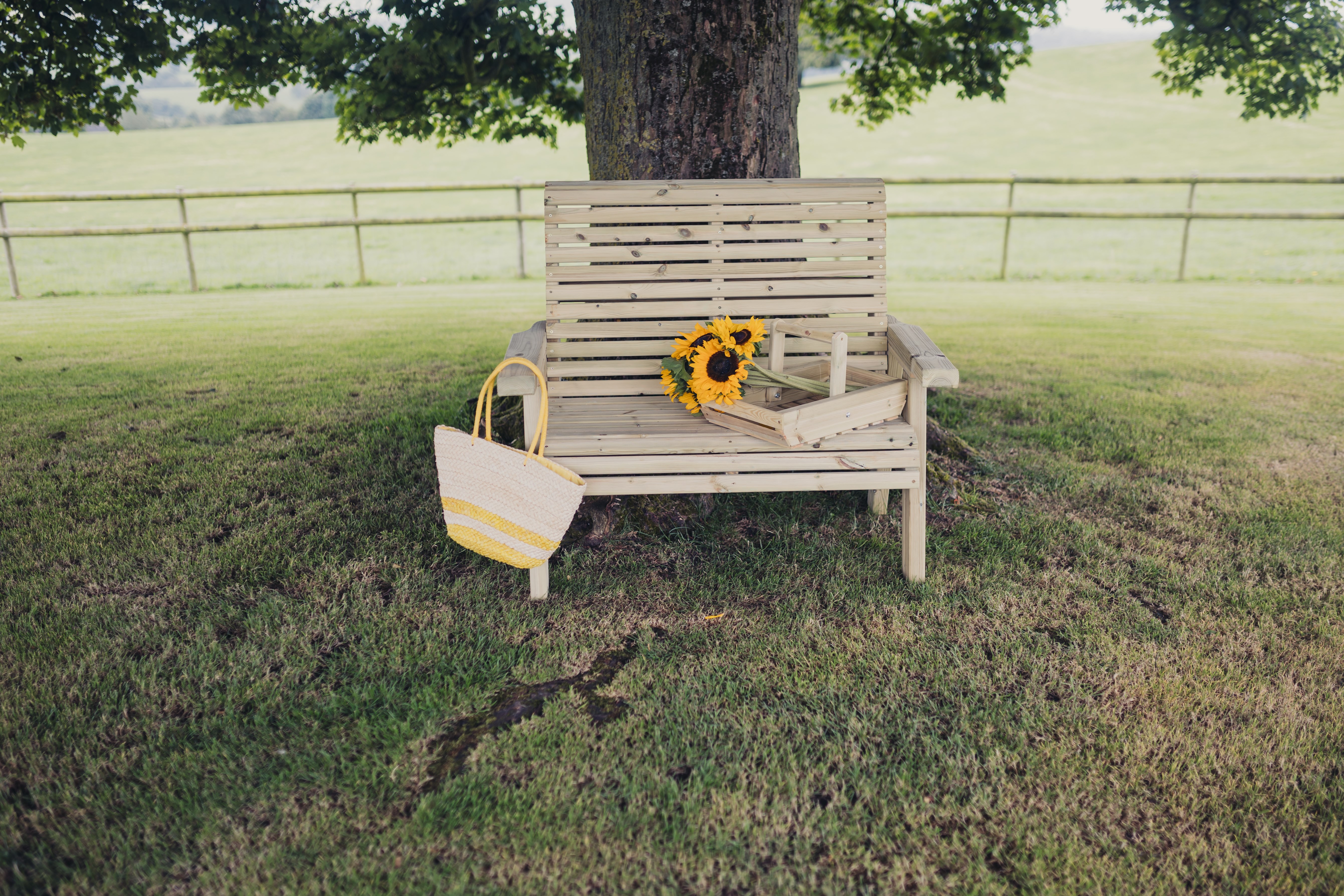 Ergo Two Seater Wooden Bench