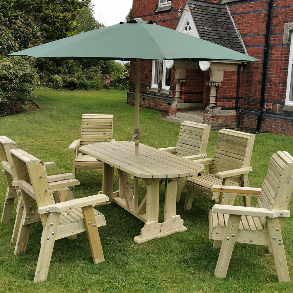 Ergo Round Dining Table Set