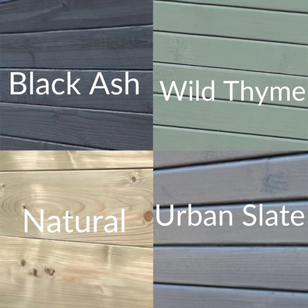 Devonshire Planter & Trellis | Natural | Wood | L180 x H180 cms