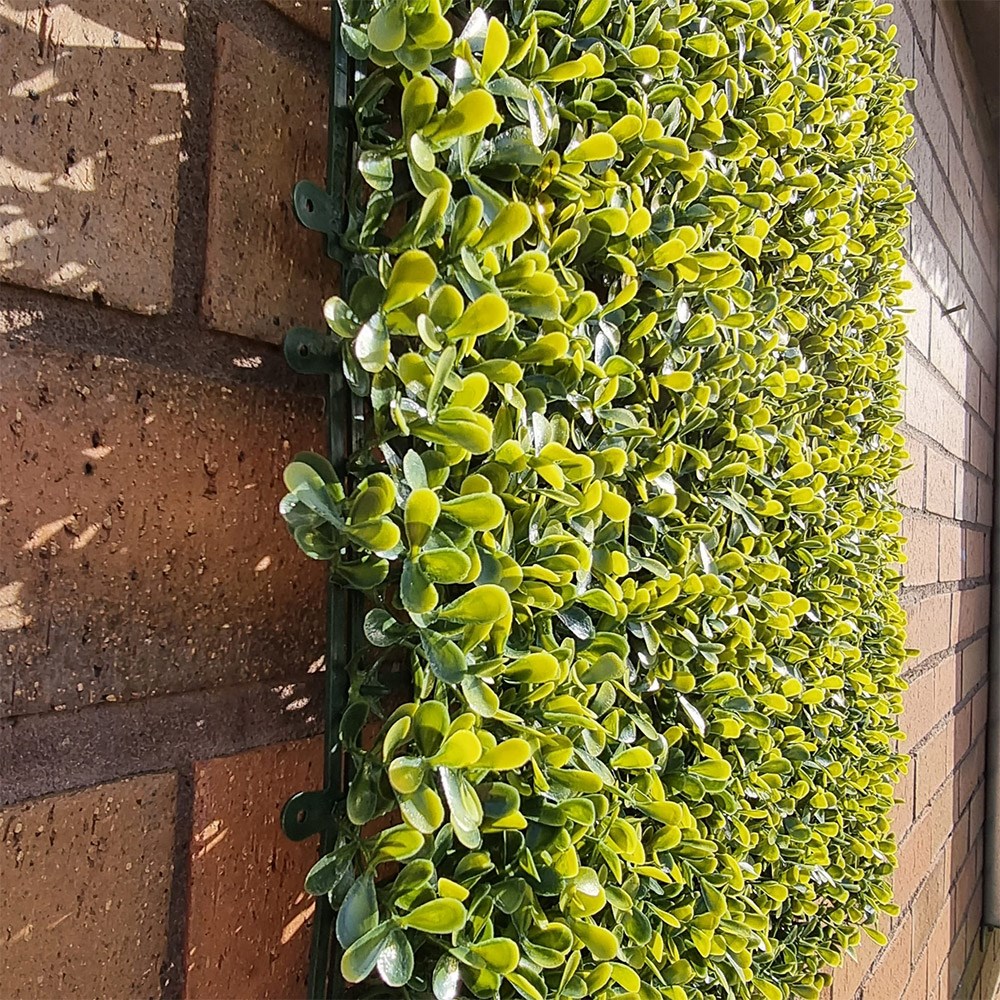 Light Boxwood Artificial Hedge Screening Panel