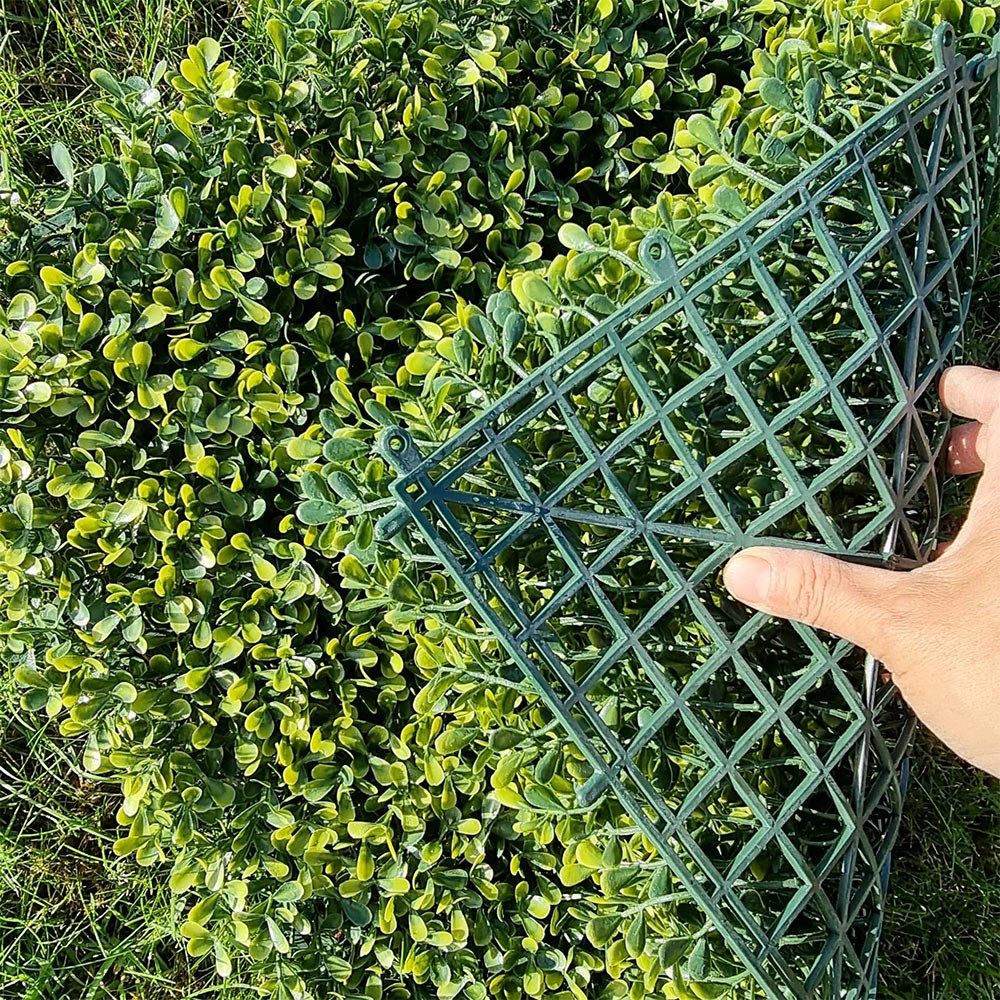 Light Boxwood Artificial Hedge Screening Panel