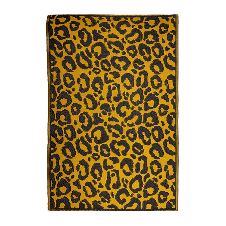 Leopard Reversible Waterproof Outdoor Carpet