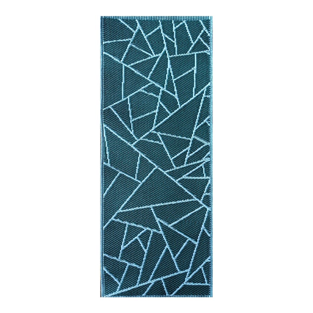 Abstract Reversible Waterproof Outdoor Balcony Carpet