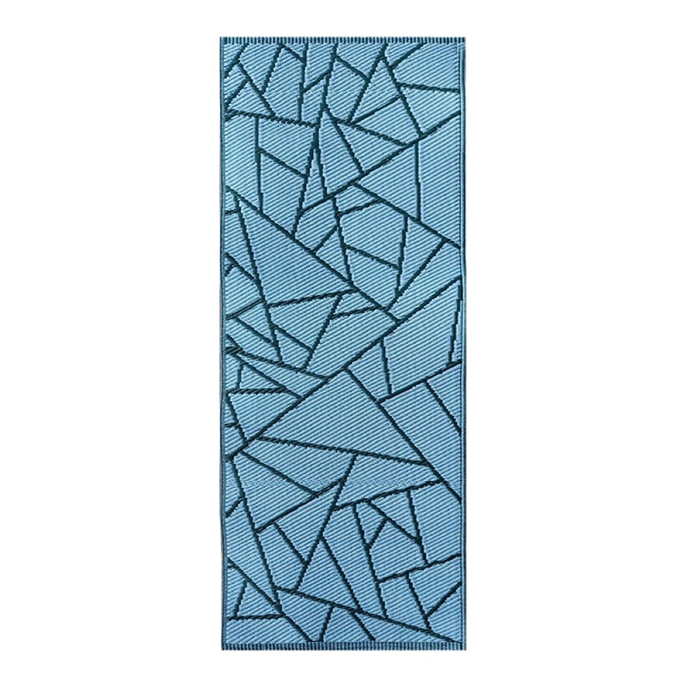 Abstract Reversible Waterproof Outdoor Balcony Carpet
